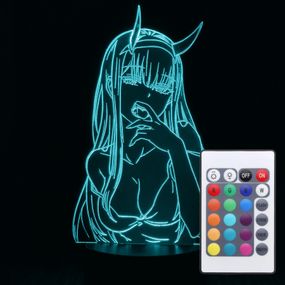 Акриловый светильник-ночник с пультом 16 цветов Зеро Ту 2 tty-n000349