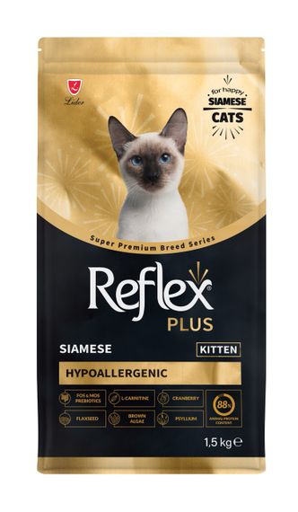 Сухий корм для кошенят породи сіамська Reflex Plus Siamese Kitten, 1.5 кг