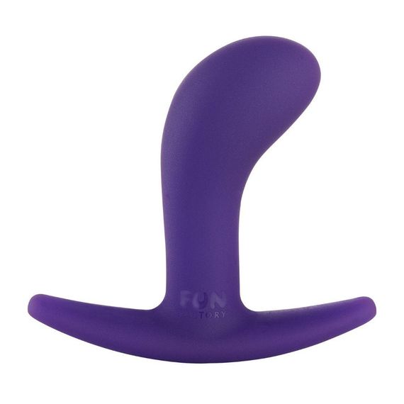 Анальна пробка Fun Factory BOOTIE, S, фіолетова, діаметр 2,8 см, тонкий обмежувач sexstyle