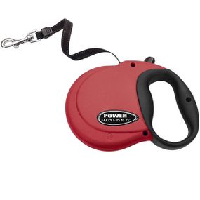 Рулетка Coastal Power Walker Retractable Leash до 7.3 кг, лента 3.6 м, красная