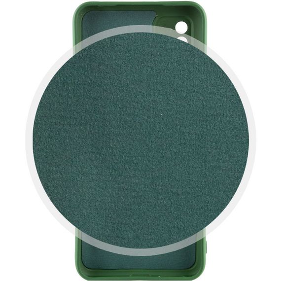 Чохол TPU GETMAN Liquid Silk Full Camera для Xiaomi Redmi A1 / A2 Зелений / Dark green | Зображення 1