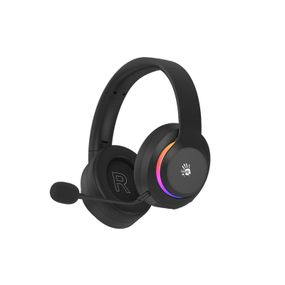 Гарнітура ігрова бездротова Bloody GR520 (Black) з RGB підсвічуванням, чорний колір