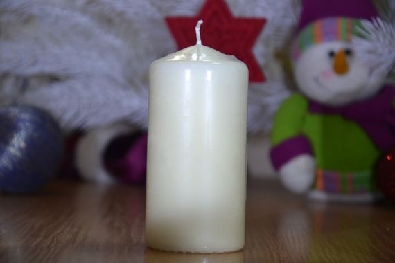 Свічка парафінова циліндрична Bispol AURA Candles Молоча (sw60/120-011) | Зображення 6