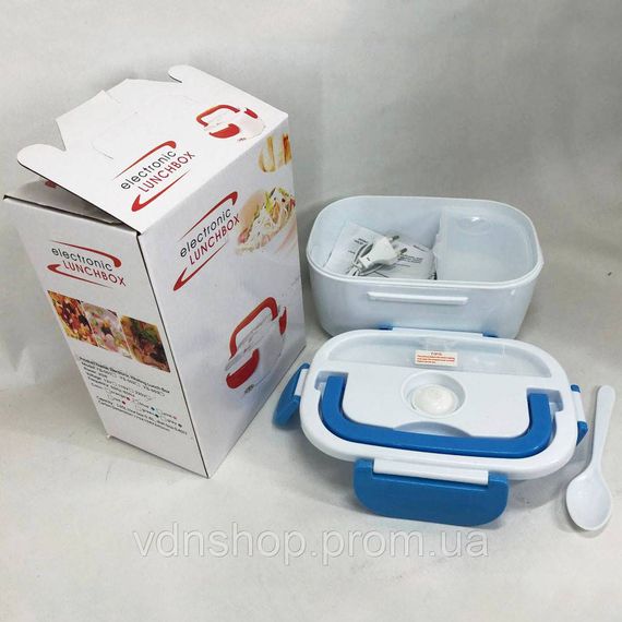 Термос для еды с ложкой Lunch Heater 220 V, Дорожный контейнер для еды, Контейнер с подогревом от сети BJ-10 | Зображення 9