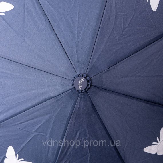 Парасолька напівавтомат з принтом міцна з поліестеру діаметр 97 см Синій HP-23-2BL | Зображення 8