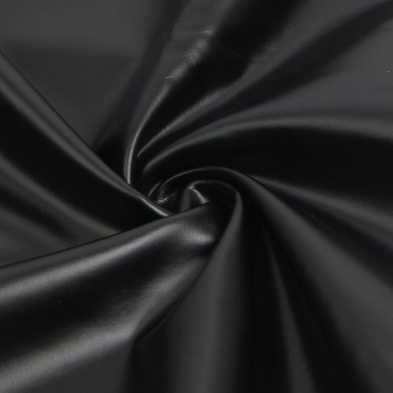 Платье с кружевом Star Night с имитацией винила, черное, S Sex Aura | Зображення 8