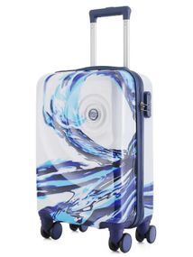 Валіза Semi Line 20" (S) White/Blue Print (T5653-1) (DAS302329)