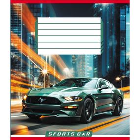 Тетрадь ученическая "На скорости света" 036-570250K-4 в клеточку, 36 листов