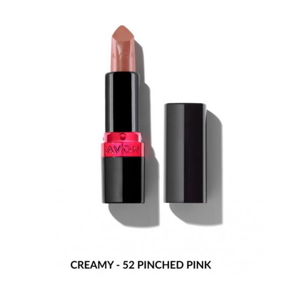 Зволожувальна кремова губна помада Avon "Ультра" 52 Рожевий нюд  (52 Pinched Pink) 3,6г