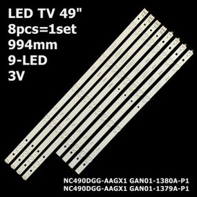LED підсвітка TV 49" inch 994mm 3V NC490DGG-AAGX1 NC490DGG-AAFX1-41CA GAN01-1532A-P1 GAN01-1380A-P1 8шт.