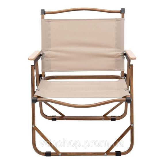 Крісло розкладне туристичне 50×51×64 см крісло складне для пікніка на природу Бежеве HP-SY-1