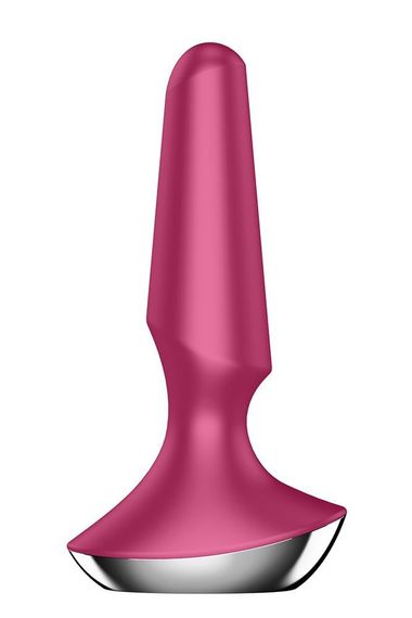 Анальна пробка з функцією керування зі смартфона Satisfyer Vibrator ilicious 2, бордовий Sex Aura | Зображення 2