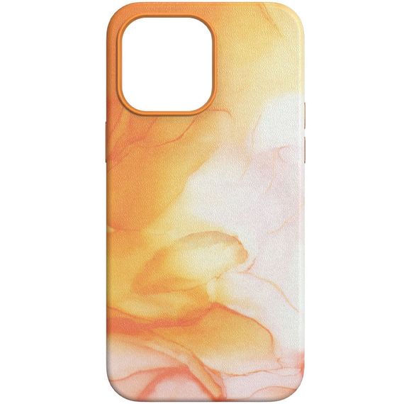 Кожаный чехол Figura Series Case with MagSafe для Apple iPhone 11 Pro Max (6.5") Искусственная кожа, Orange