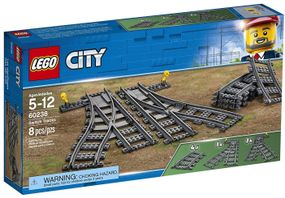 Конструктор LEGO City Железнодорожные стрелки 60238 (60238)