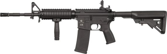 Страйкбольна гвинтівка Evolution Recon SOPMOD 14.5 Carbontech AEG 6 мм Black | Зображення 1