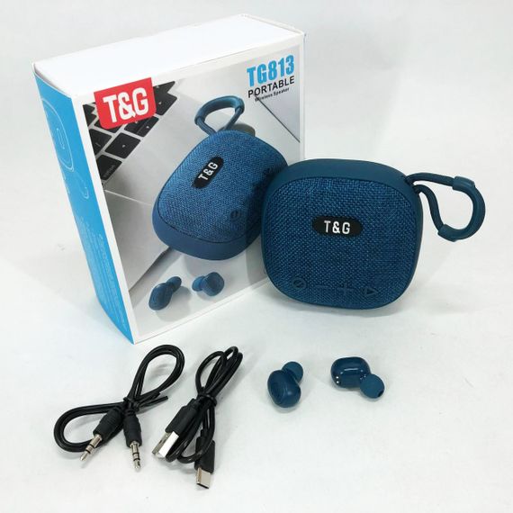 Портативная колонка с поддержкой bluetooth TG813, Безпроводная bluetooth колонка акамуляторна VH-10 | Зображення 2