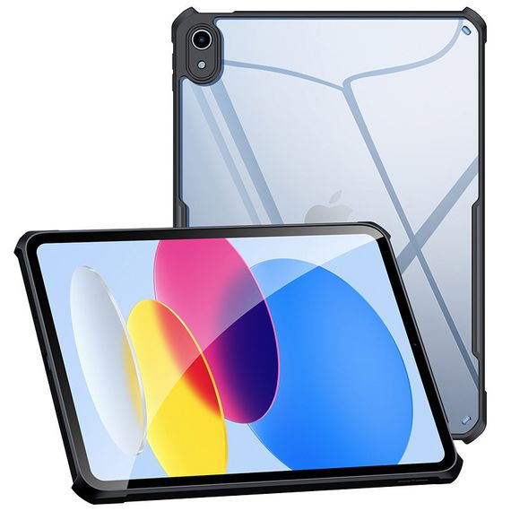 TPU+PC чохол Xundd c посиленими кутами для Apple iPad 10.9" (2022-24) / 11" (A16) 2025 Чорний | Зображення 1