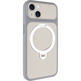 Чохол Ummi Full Camera with Magnetic Fit HQ Ring для Apple iPhone 15 (6.1") Grey