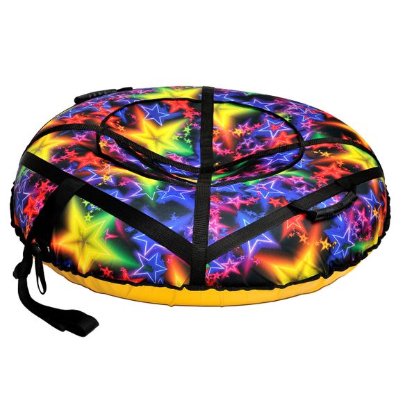 Тюбінг 100 см "Зірка" (Оксфорд, ПВХ) надувні санчата плюшка для снігу | Зображення 5