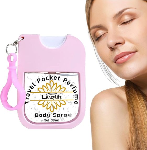 Туалетная вода с феромоном CrazyLife в портативном флаконе с карабином (38 мл) | Зображення 2