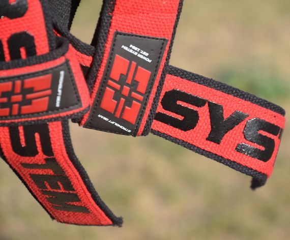Лямки для тяги Power System PS-3401 Lifting Straps Duplex Black/Red | Зображення 6