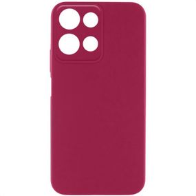Чохол Silicone Cover Ummi Lakshmi Full Camera (AA) для Motorola Moto G75 5G Бордовий / Marsala
