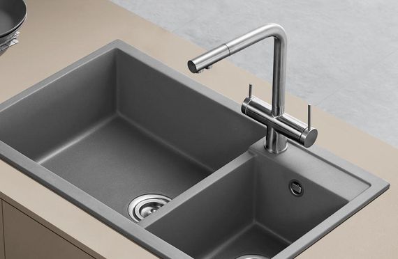 Кухонний змішувач Fabiano FKM 31.40 SS Inox 8231.401.0070 | Зображення 1