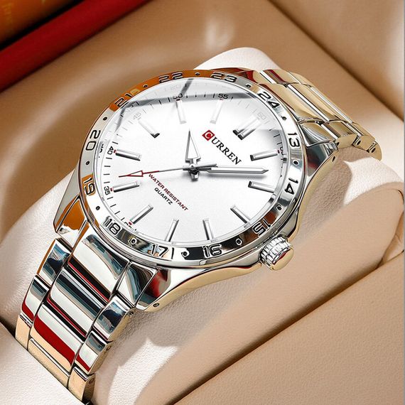 Curren 8452 Silver-White | Зображення 1