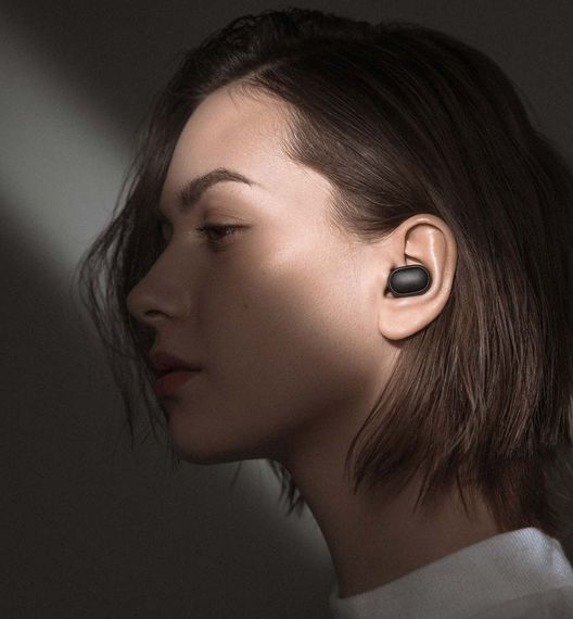 Бездротові Bluetooth навушники Xiaomi Redmi AirDots s 2 Headset бездротові Чорні | Зображення 2