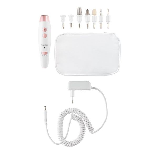 Фрезер для маникюра и педикюра Silver Crest SMPS 7 E1, 7 насадок, 4600 об/мин, сетевой, розовый | Зображення 1