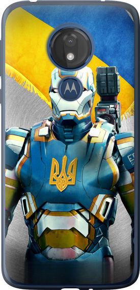 Чехол на Motorola Moto G7 Power Украинский киборг "980u-1657-17620"