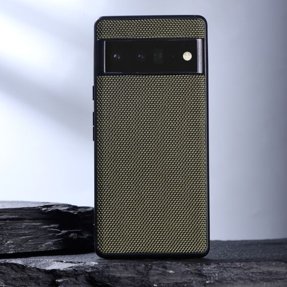 Google Pixel 7 чохол Woven Nylon оливковий