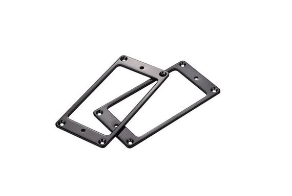 Рамки ПЛОСКІ МЕТАЛ для кришок для хамбакерів для електрогітари Fender Jackson LTD Squer Cort Yamaha чорні | Зображення 5