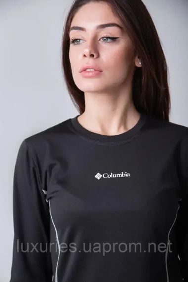 Термобілизна жіноча Columbia зимова чорна термо білизна Коламбія на флісі жіночий комплект термобілизни колумбія + рукавички | Зображення 9