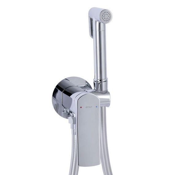 Набор для гігієнічного душу Qtap Slavonice округлий QTSLA262CRM45915 Chrome | Зображення 2