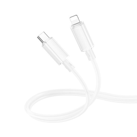 Дата кабель Borofone BX112 Lemon Type-C to Lightning 27W (1m) White