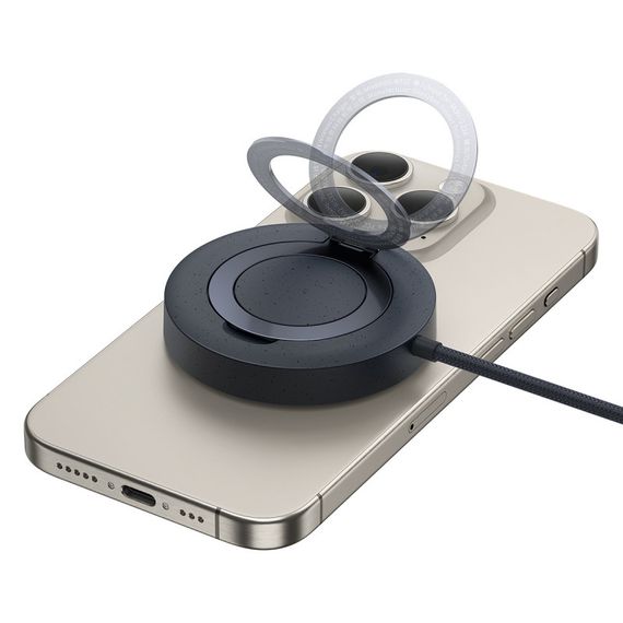 БЗП Baseus Simple Mini4 Magnetic Wireless Charging Stand 15W (P10273300121-02) | Зображення 6
