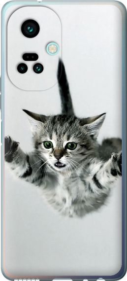 Чехол на Tecno Camon 19 Pro (CI8n) Летящий котёнок "2322u-2766-17620"