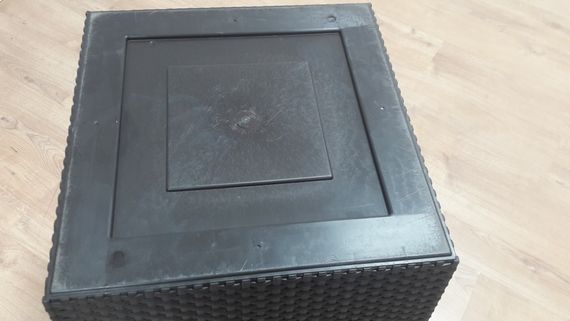 Горщик для квітів (кашпо) Keter (Кетер) Rattan Style Planter M (17192301) Антрацит | Зображення 7