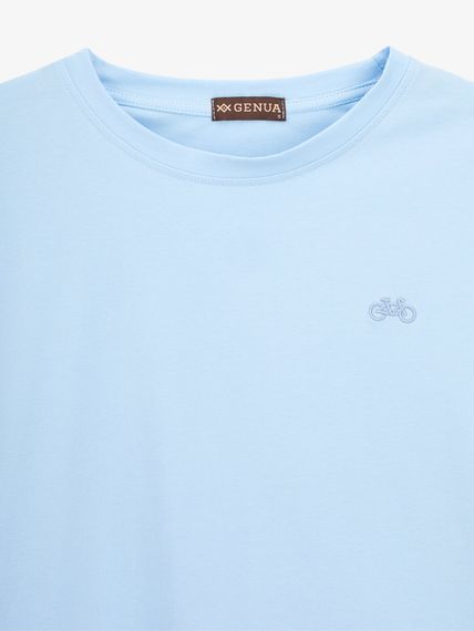Футболка з принтом жіноча  GENUA 809 L  Блакитний shop (2000999524424) | Зображення 1