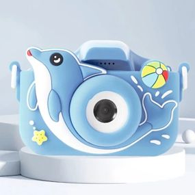 Детский цифровой фотоаппарат + чехол ET015 YV-58