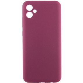 Чехол Silicone Cover Lakshmi Full Camera (AAA) для Samsung Galaxy A04e Бордовый / Plum