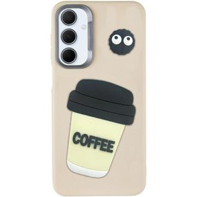 Чехол TPU Leather Toys для Samsung Galaxy A26 5G Coffee / Sand