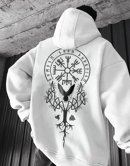 Худі з ДТФ на Флісі (оверсайз)