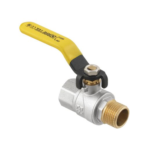 Кран кульовий Raftec YELLOW PN40 ЗВ 1/2" ручка GRH11 | Зображення 1
