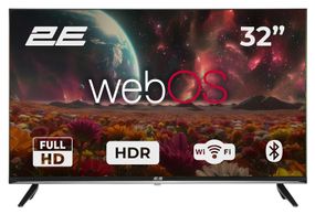 Телевізор 32&quot; 2E LED FHD 60Hz Smart WebOS Black 2E-32A07KFW