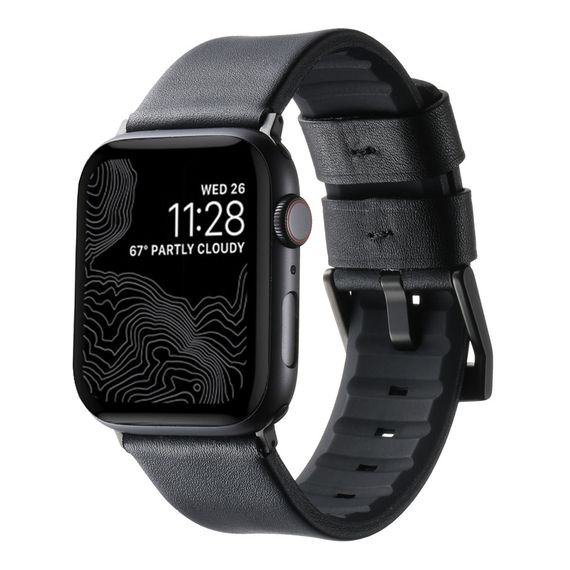 Ремінець для Apple Watch Leather+Silicone 42/44/45/49 mm | Зображення 4