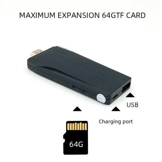 Портативна ігрова консоль M8 32G 4K TV з бездротовим контролером 2.4G Понад 3500 ігор! | Зображення 7