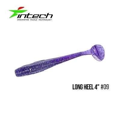 Силиконовая приманка, Съедобный силикон Intech Интеч Long Heel 4"6 шт #09