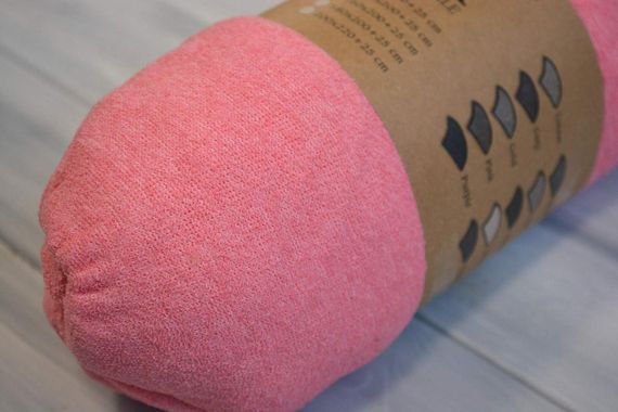 Простирадло 200х220+25 см махрове на резинці Коралове | Зображення 1